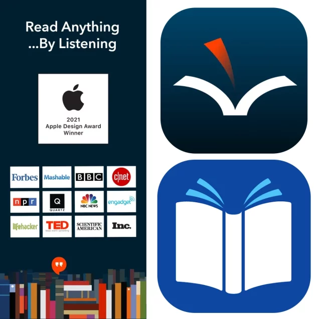 Voice Dream Reader and Legere Reader apps